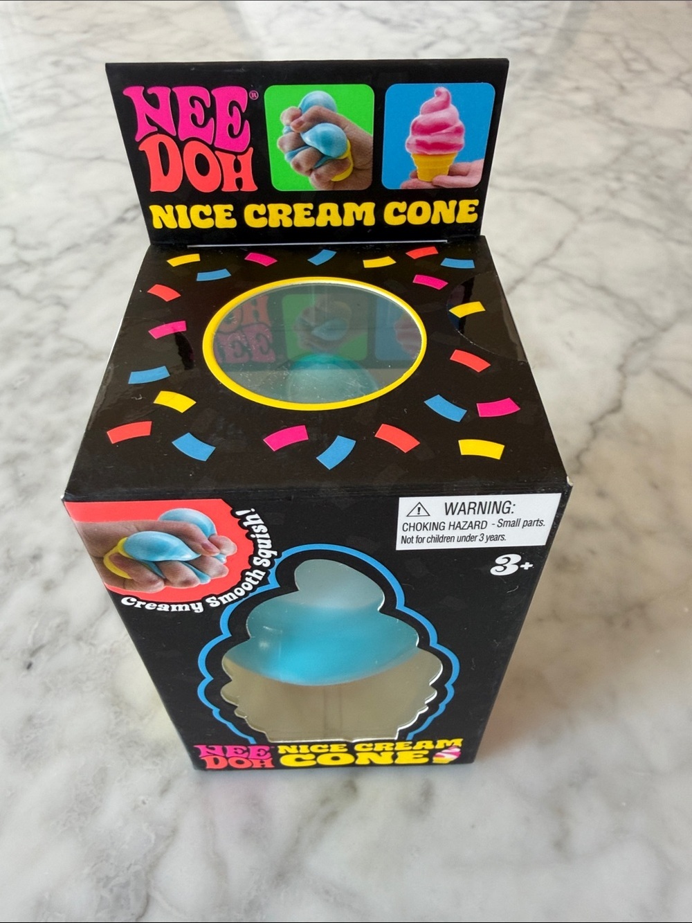 NWT NEE DOH VIRAL Nice Cream Cone Kids Toy - Blue